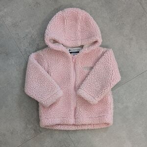 Columbia Toddler Sherpa Fleece Hoodie Pink Size 3T